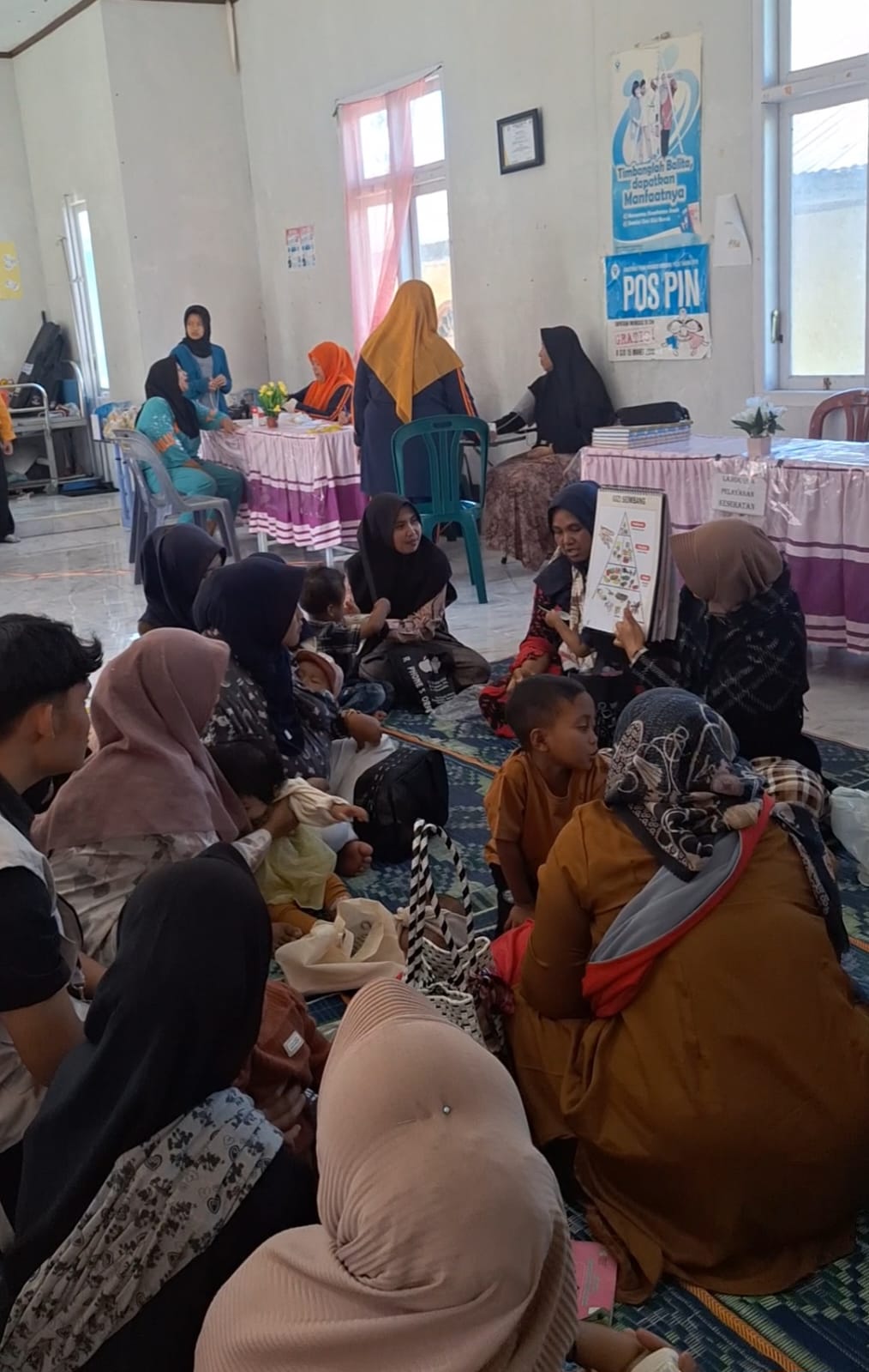 Posyandu rutin Kampung Mupakat Jadi